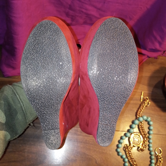 🎄🎁 Sexy pin-up super high platform - wedges - pumps - heel 15 cm platform - Picture 12 of 13